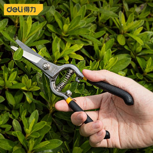 2Pcs-set Hand Tools Garden Pruner Shears Bonsai Gardening Pruning Shears Curved and Straight Nose Scissors for The Garden Tools