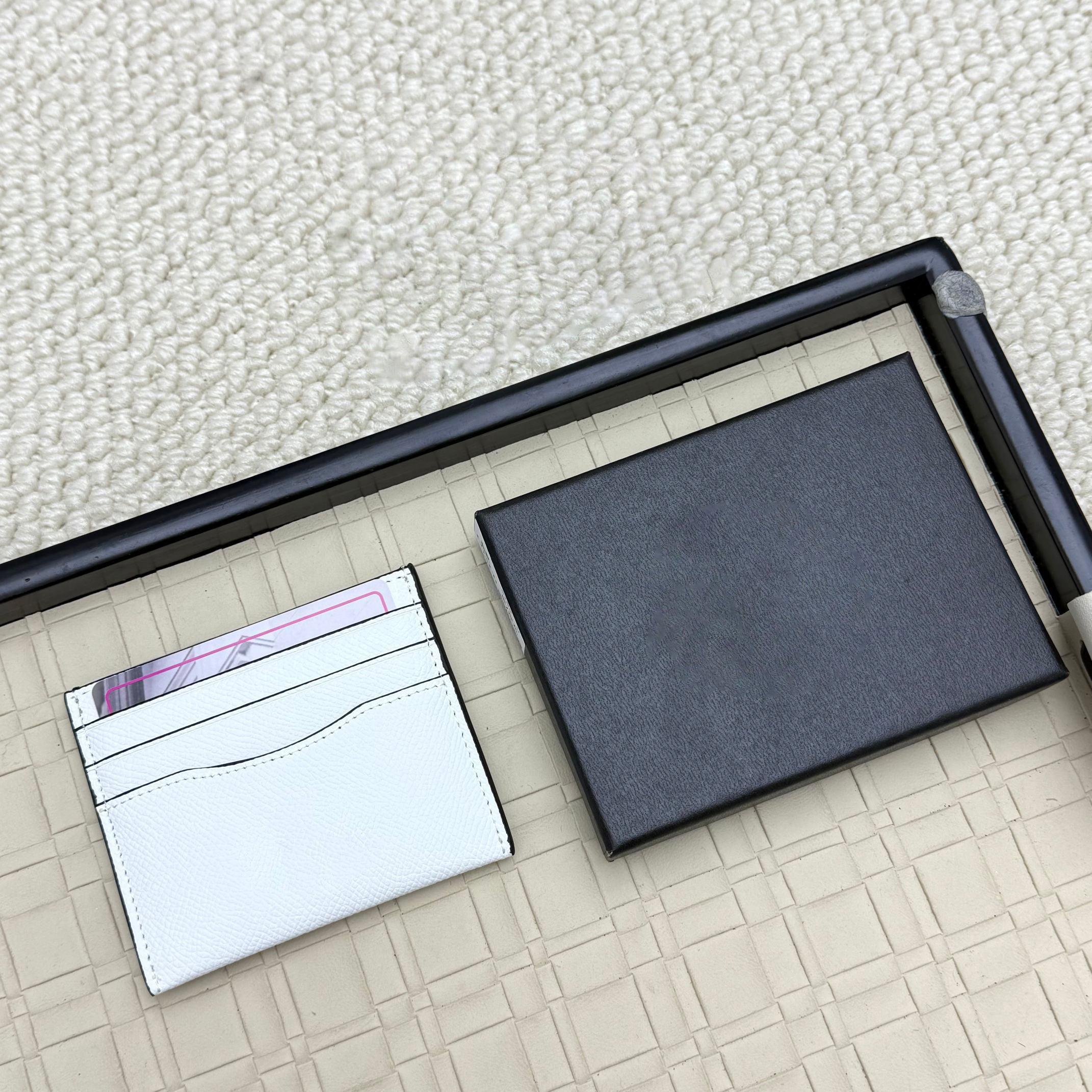 Card Holders Cardholder Designer Wallet Women Mini Wallets High Quality Genuine Leather Cowhide Card Case Coin Purse Man Wallet Designer Purses And