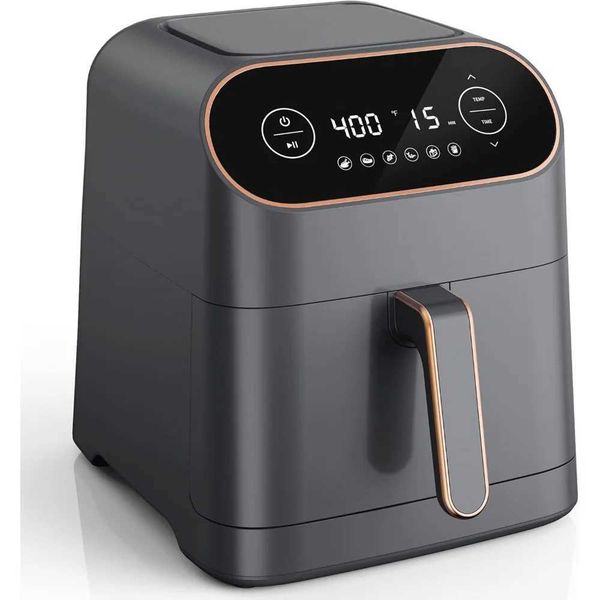 HAOYUNMA air fryer 9-quart 6-in-1 electric hot XL air dryer oven oil-free cookware large household size LCD touch control panel CL240829
