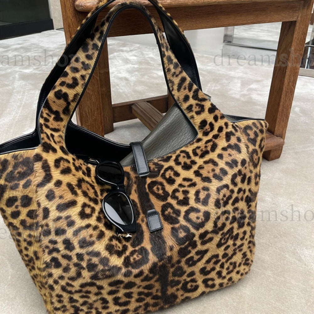 Shoulder Bags Women Bea Tote Handbag Large Capacity Totes Top Quality Grained Pony Hair Suede Leather Crossbody Shopping Shoulder Bags