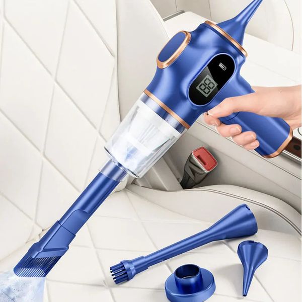 Wireless Vacuum Cleaner Automobile Portable Robot 4 In1 Handheld For Car Home Appliances Dust Collector 240711
