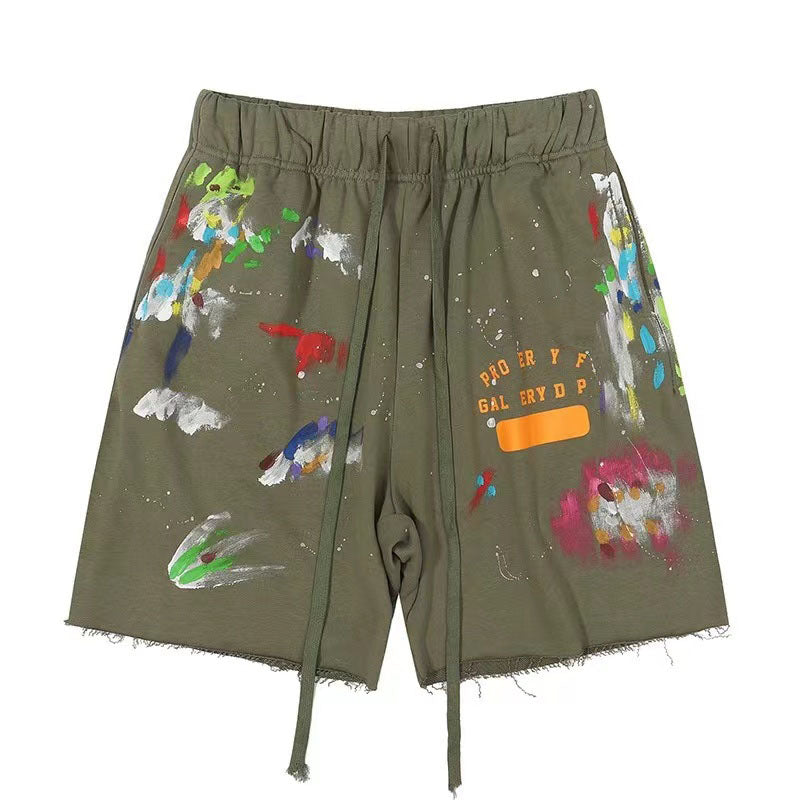 Mens Shorts Zuma fashion fitness clothing French Logo Gym Galleryse De pts shorts for women men Casual Sports Shorts Designer Colorful Ink-jet Frenc