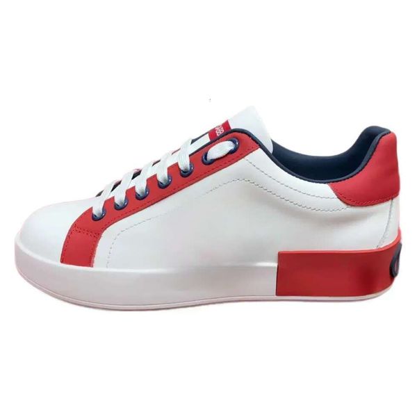 Designer Shoes Trendy Versatile Correct Edition Couple Men&#039;s Women&#039;s Board Genuine Leather Sports and Leisure White Four Seasons S