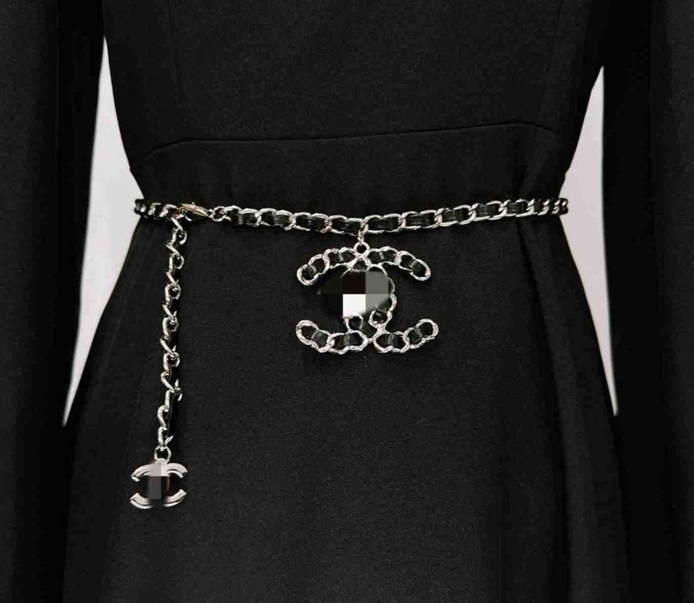 Retro Gold Letter Waist Chain, Multi-functional Decorative Dress for Women, Denim Belt, New Style of Women&#039;s Accessoriesg6j1