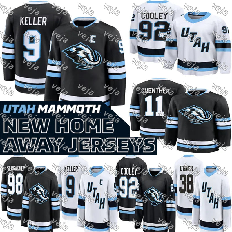 25 26 Utahs Hockey Club jersey Utahs Mammoth jersey #9 Clayton Keller jersey Tij Iginla Cole Beaudoin Nick Schmaltz Matias Peterka Hayton Karel Vejm