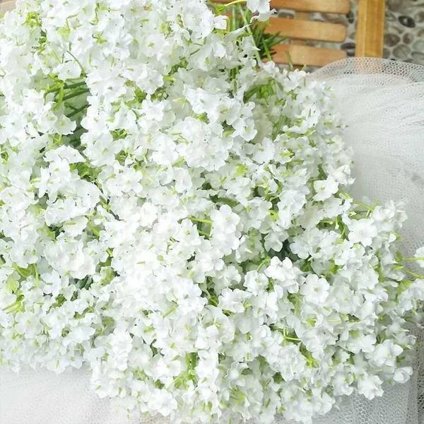 3pcs-lot Baby Birthday Party Breath-Gypsophila Wedding Decoration White Silk Real Touch Artificial wers for Home Decor A12050T250111