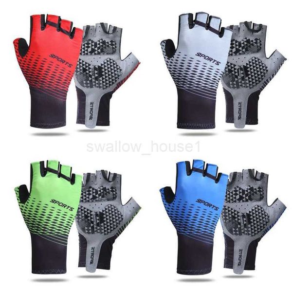 Cycling Gloves Half Full Fingers Bicycle Fingerless Summer MTB Cycl Glove Men Woman for Spotrs Gym Fitness Fishing Bike TrainingXJ240730