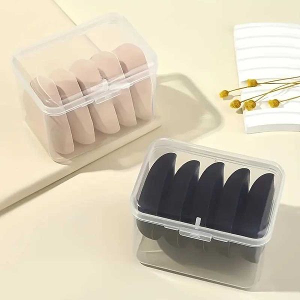 5 Pcs Soft Reusable Triangle Powder Puff Set Makeup Sponge Beauty Egg Blenders For Liquid Foundation Powder Y240803