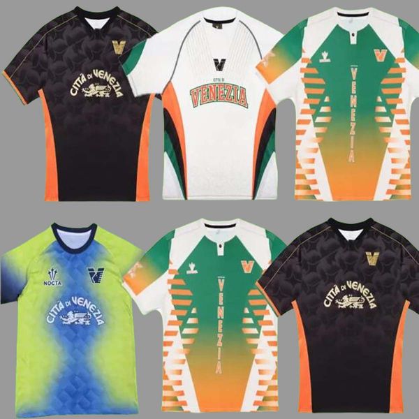 22 23 24 25 Venezia FC Soccer Jerseys golden jersey ARAMU FORTE Venice 2024 2025 BUSIO Football Shirts home away 3rd Adukt Kids Kit Uniforms