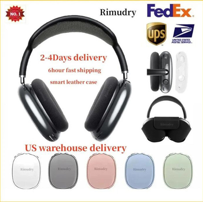 USA Stock for pods Bluetooth Headphone Maxes Earbuds Accessories Airpod TPU Silicone Pro Max 2 ANC Noise Cancelling Headset Cover Case