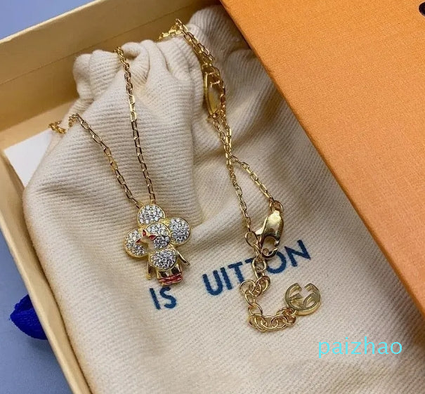 Womens Fashion Brands Jewellery Pendants Necklaces Luxury Necklace Designer Jewelry Necklace Brand Circle Letter