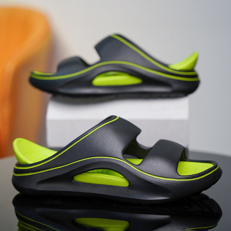 Trendy Men&#039;s Slippers Indoor Outdoor Sandals Beach Comfortable Soft Slides New Men Casual Shoes Flip-flops Home Slippers Sandals