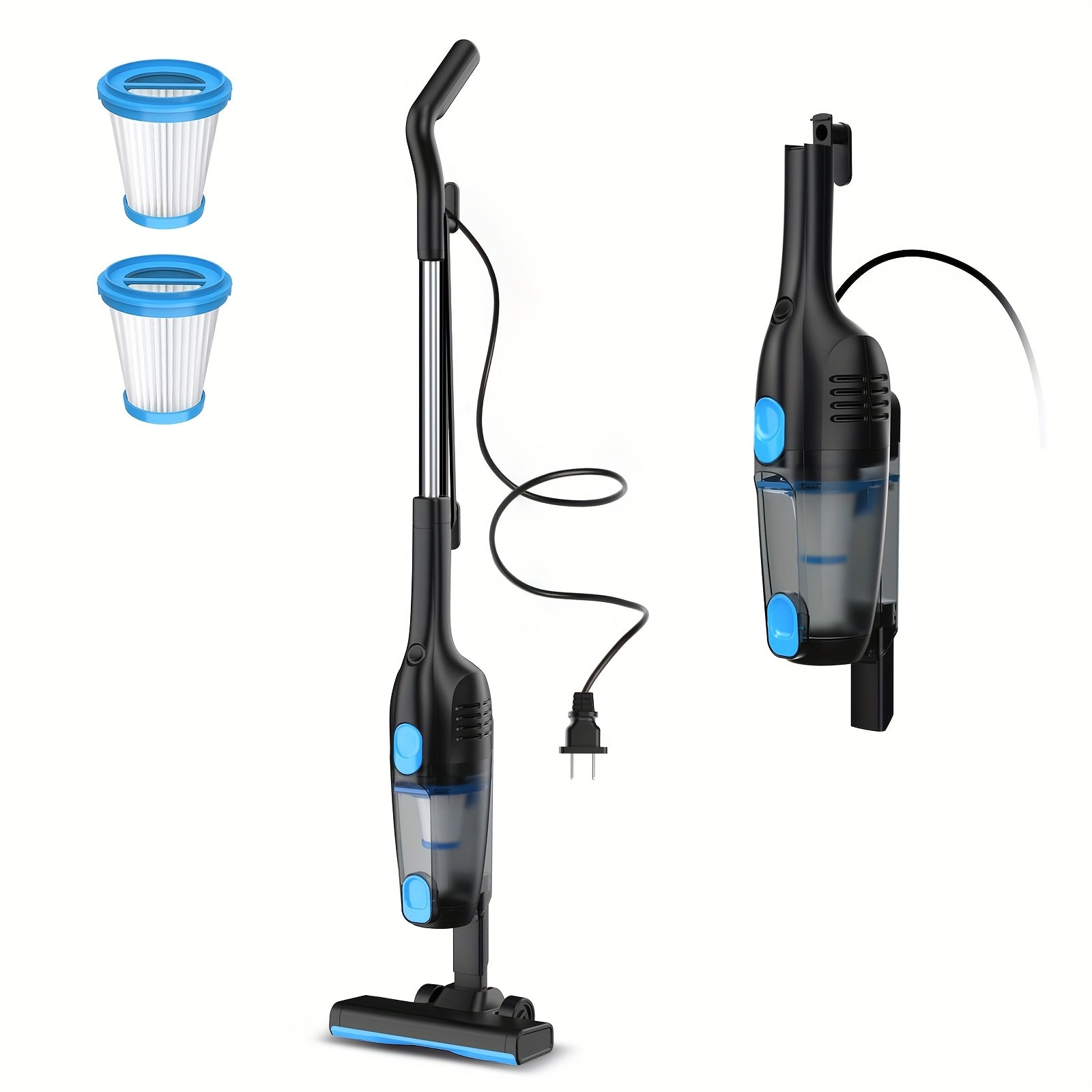 TEMU Inse Vacuum Cleaner For Home, 20kpa Powerful Suction, 600w Motor Stick, 68oz Vacuum Cleaner, Ultra-lightweight Bagless Upright Vacuum With