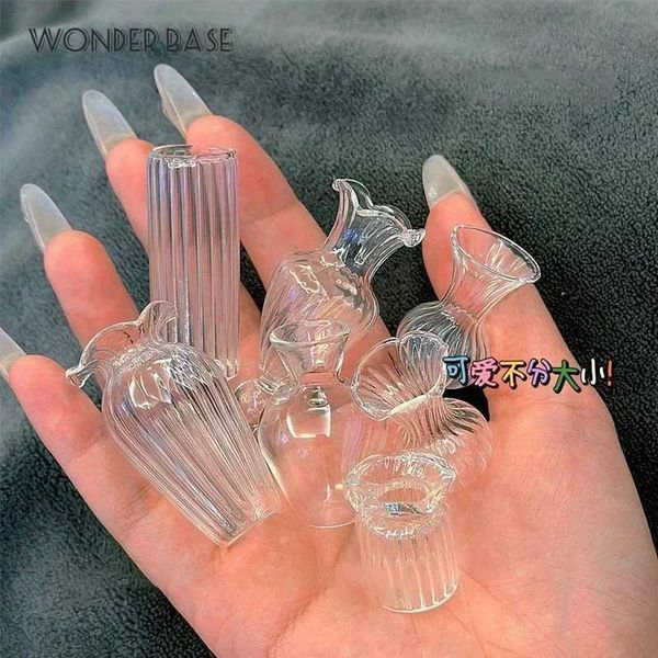 Creative Cute MINI Terrarium Art Plant Hydroponic Table Vase Glass Crafts DIY Aromatherapy Bottle Y240905