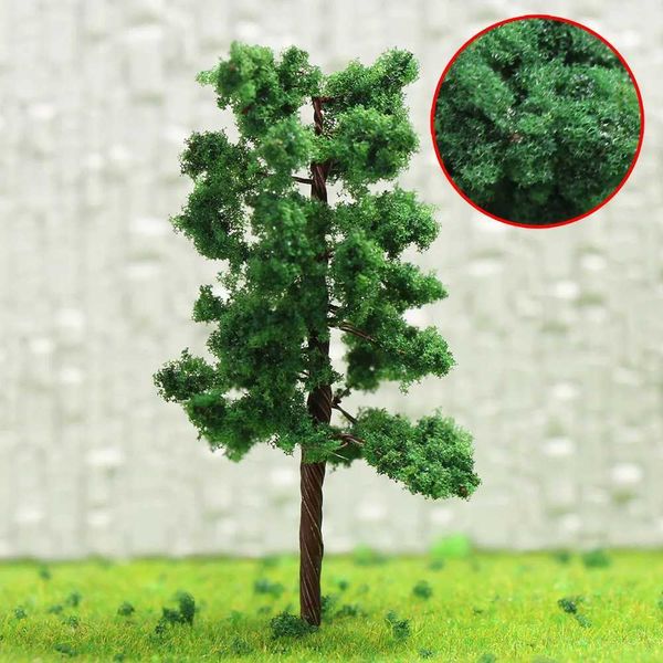 Model Building Kits D5020 50 pieces N scale 1 160 tower tree 5cm deep green iron wire mainline model train layout H240709