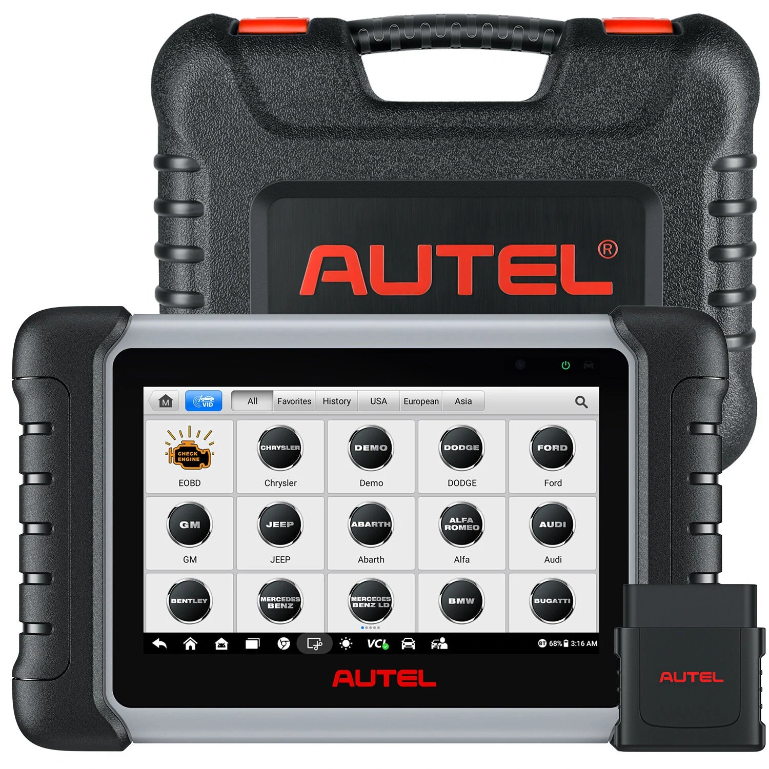 Autel MaxiCOM MK808BT PRO Car Bi-directional Diagnostic Tools OBD2 Scanner Code Reader All System Diagnosis PK MX808S MK