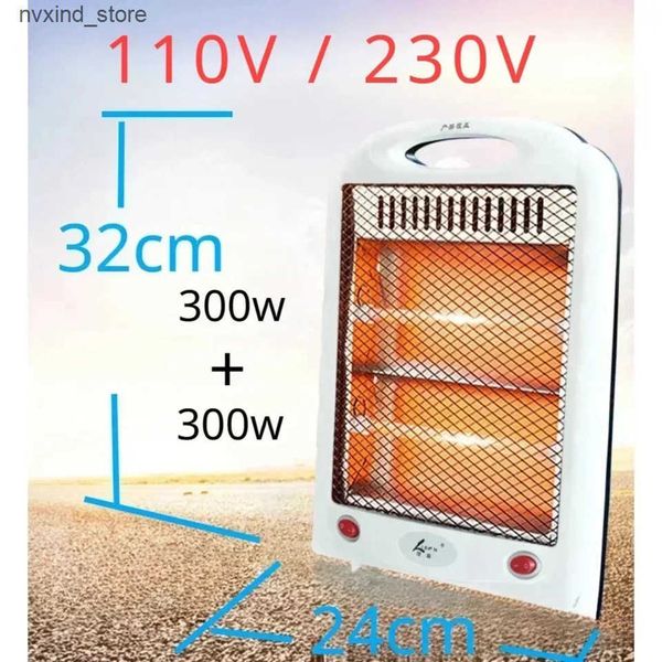 Space Heaters Electrical Quartz tube heater heating room heater 110v 220v energy-saving stovepipe Living Room Space Heating 300Wx2 J241209