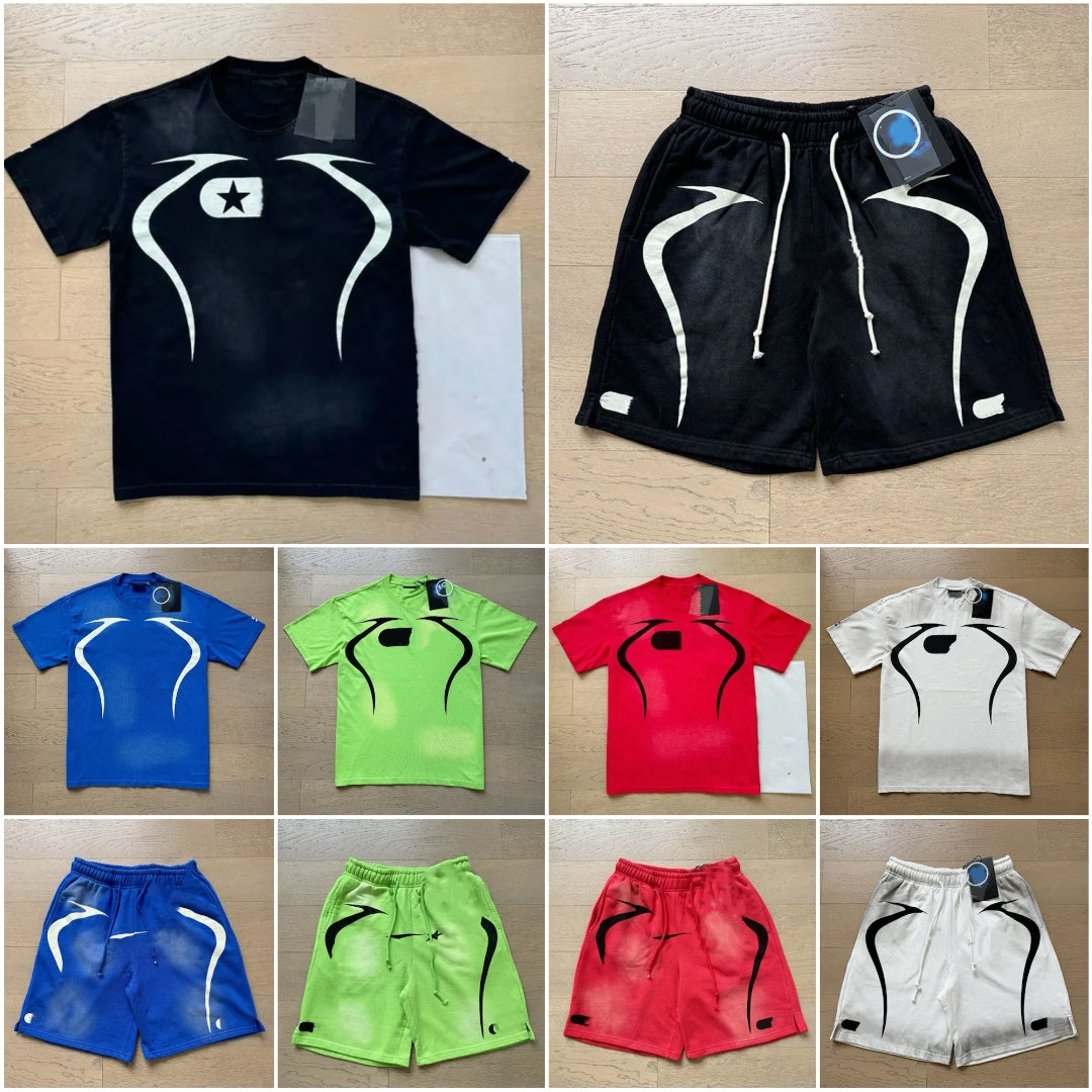 Designer Mens T Shirts Shorts Sets Luxury Designer T Shirt Graphic tshirts Women Tees fashion Cotton Crew Neck Short Sleeve men designer clothes Loo