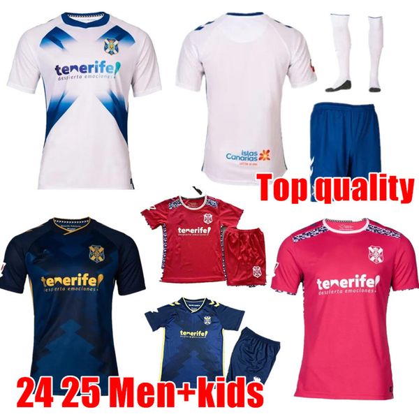 2024 Tenerife Mens shirts GALLEGO ZORRILLA MO DAUDA BUNUEL ROMERO SIPCIC MARTINEZ LOPEZ home away Football Shirt Short Sleeve Uniforms Top q