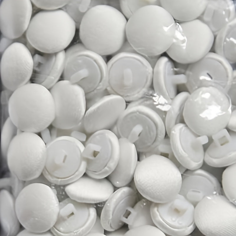 TEMU 10pcs (12mm-0.472in) Satin Button Set With And Grommets For Bridal Wedding Satin Shirts Prom Dresses And Formal Gowns, Wedding Dresses And Gown