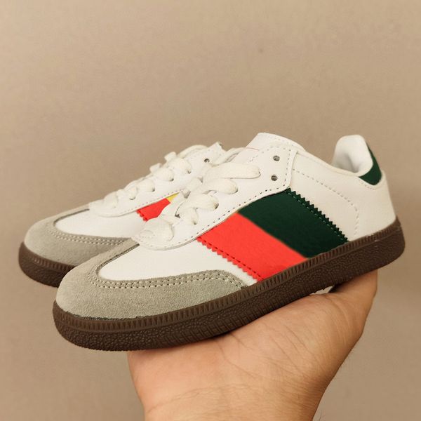 Athletic Outdoor Kids Shoes toddler sneakers Leopard White Balck 00s Children youth little baby Preschool infant chaussure enfant boys girls