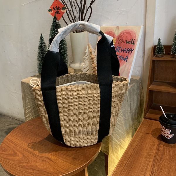 Designer canvas bag Designer tote Bag Women&#039;s luxury bag Straw bucket Bag bag bags with shoulder strap casual fashion shopping bag all