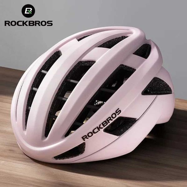Cycling Helmets ROCKBROS Adults Cycling Helmet Women Men Bike Helmet Breathable Intergrally-molded Head Safety MTB Road Bicycle Helmet H2411