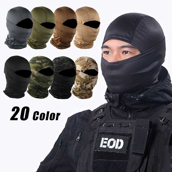 Camouflage clava Full Face Scarf Ski Cycling Full Face Mask Cover Neck Warmer Sports Helmet LinerXJ241021