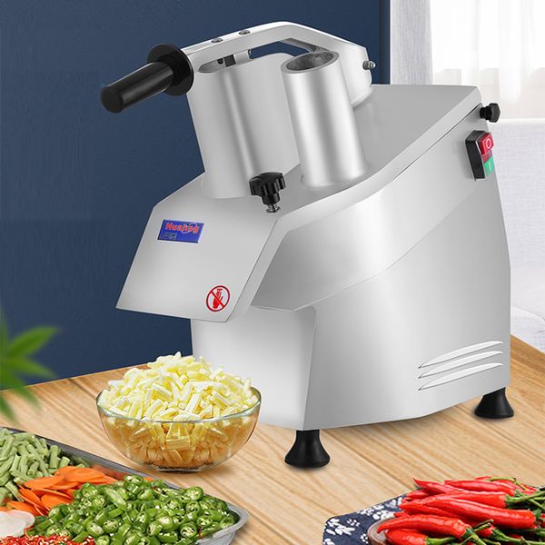 220V Electric Slicer Shredde Vegetable Cutting Machine Carrot Potato Dicing Machine Commercial Vegetable Cutter Slicer