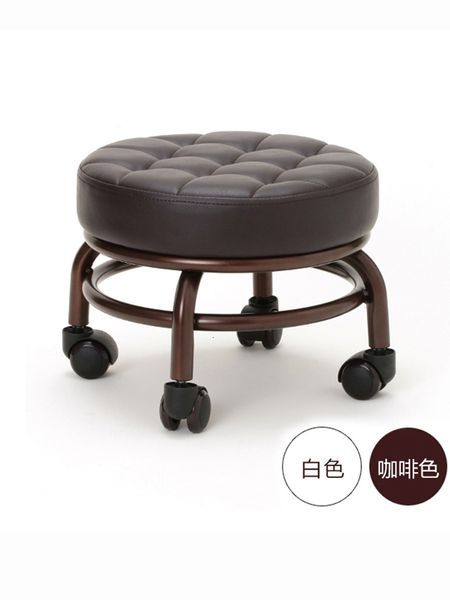 Other Household Sundries Pedicure Tool Chairs Footstool Mobile Low Stool Universal Wheel Salon Furniture Ergonomics Beauty Massage SPA Chair