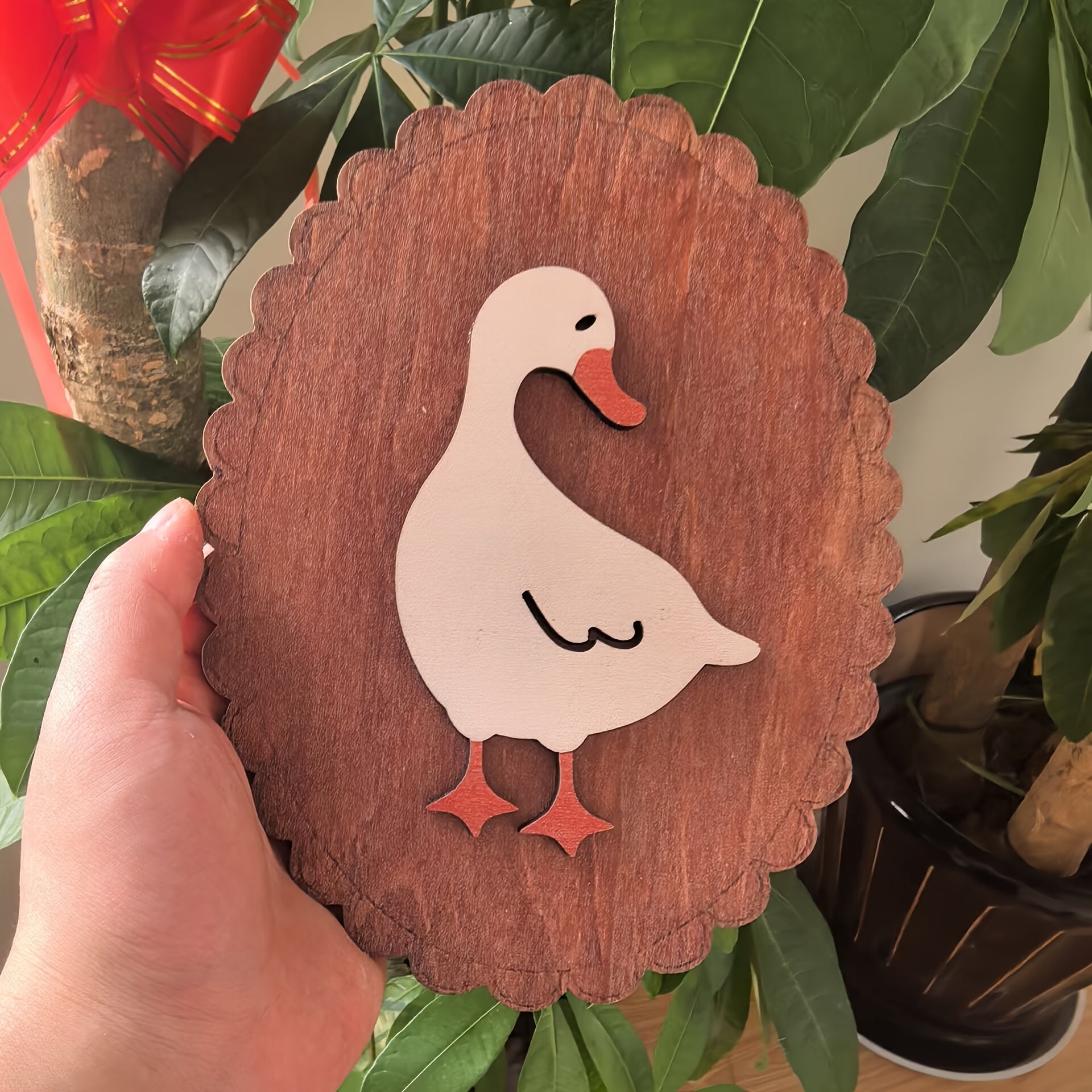 TEMU Cute Retro Style Duck Wall Decoration, Game Room Decoration Room Silly Goose, Artistic Gift Christmas Decorations