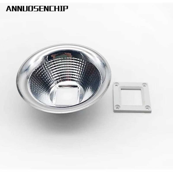 5pcs 104MM Diameter Aluminum Led Lamp Reflector Cup Bowl Case For 20W - 100W 25X25MM High Power Led Emitter Spotlight Y240826