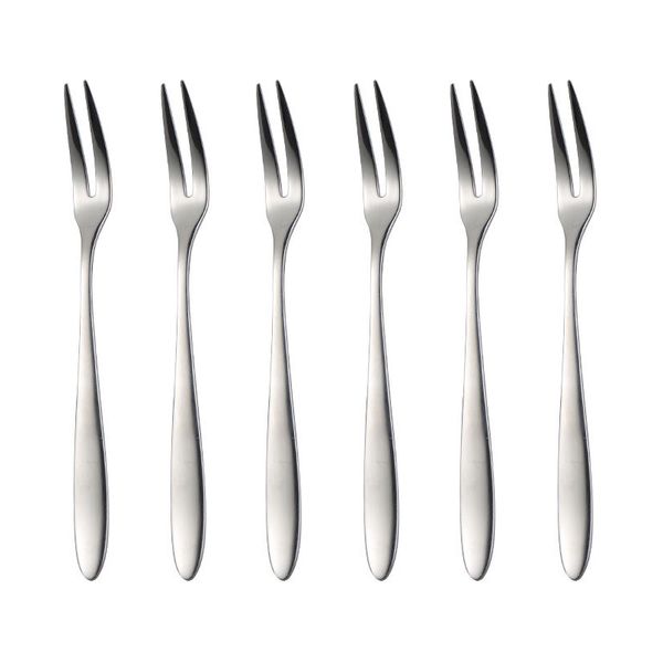 304 Garfos de frutas de aço inoxidável Escargot Forks degustando o aperitivo Forks portáteis Salada de coquetel Forks Party Travel Kitchenwa