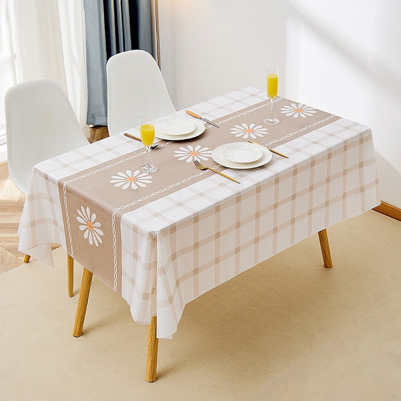 H284 Waterproof and oil-proof non-wash coffee table table cloth desk