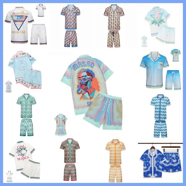 Mens Designer T Shirts Luxe Tshirt Men Casablanca Luxury Shirt for Men Top Oversized Tee Casablanc Shirt Casa Blanca Clothing Fashion Summer