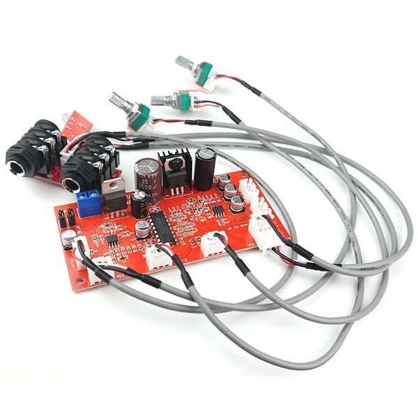 PT2399 Digital Microphone o Amplifier Board Karaoke Plate Reverb Preamplifier Reverberator NE5532 M65831 Op Amp