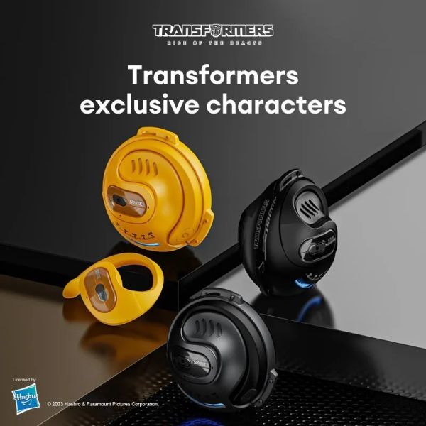 Origin Transformers TF-T07 Ear Hook Earbuds Bluetooth 5.4 Earphones HD Call with Mic Low Latency Gaming Headset Sport Headphones