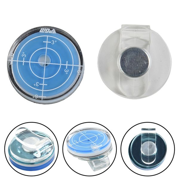 Level-Golf Cap Clip Magnetic Ball Markers Two-color For-Golf Lovers Outdoor Golfing Sports Training Tool