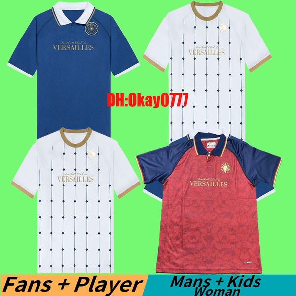 24 25 Versailles Soccer Jerseys DIAKHABY MBEMBA BANGOURA ALTIKULAC BAGHDADI Home Away 2024 2025 FC Versailles Football Shirts Short Sleeve A