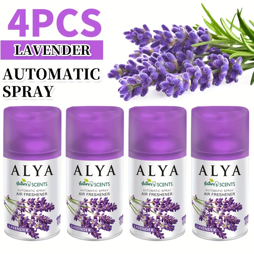 TEMU 1pc- 4pcs (250ml Each) Automatic Spray Air Freshener Refill, 6 Scents - Odor-fighting Air Fresheners Spray. Air Fresheners For Home Automatic