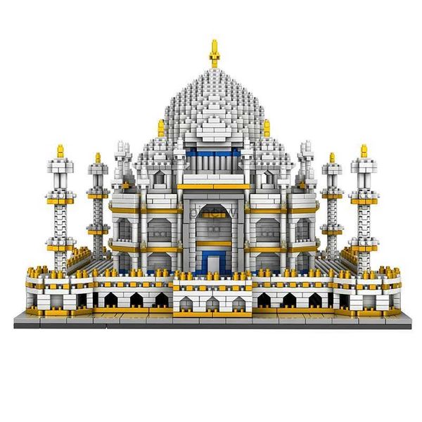 Blocks 3950PCS Blocks Set Architecture Landmarks Taj Mahal Palace Model Building Block Children Educational Toys 3D Brick Birthday Gift
