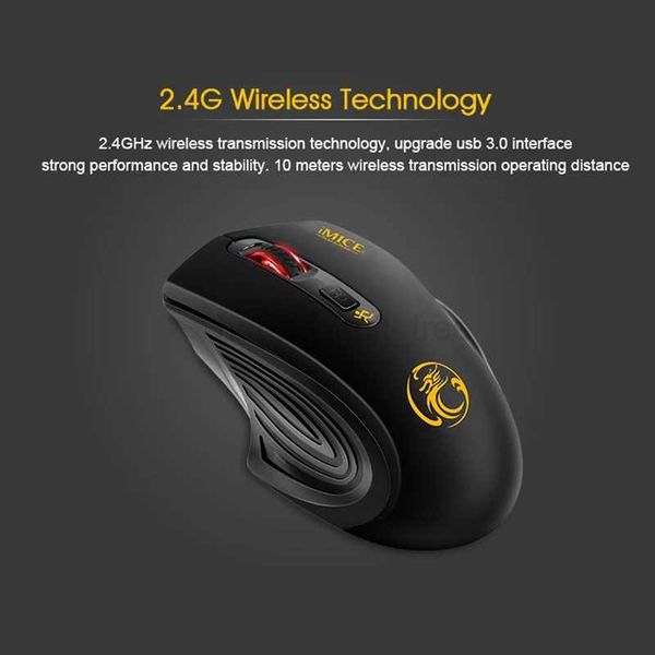 Wireless Mouse Computer Mouse Ergonomic Mouse 2000 DPI Silent USB Optical Mause Pc Mice Gamer Mice Noiseless For Computer Laptop M240725