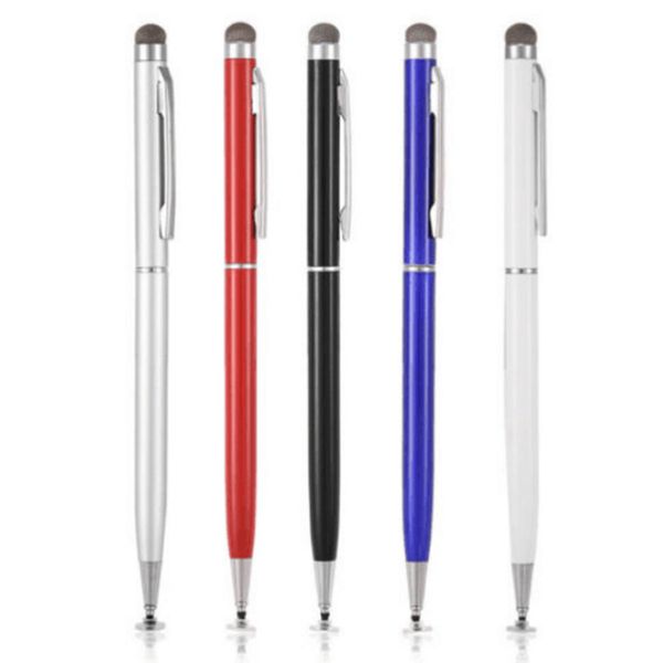 Universal 2 in 1 Disc Stylus Pen Mesh Fiber Tip Series Precision Touch Screen Pens for All Capacitive Touch Screens