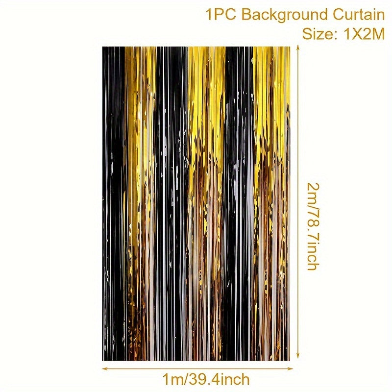 TEMU Holiday Black And : 1pc, 78.74" X 39.37", Perfect For Halloween, Christmas, Weddings, Birthdays, Retirements, Anniversaries, New Year