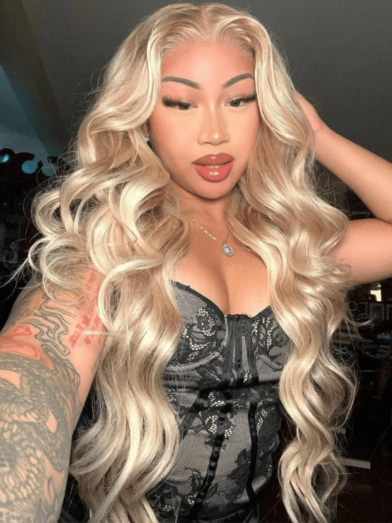 [24"=$129]13x4 Pre-Everythingâ¢ Lace Front Body Wave Glossy Blonde Wig 150% Density US Only
