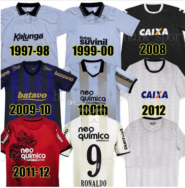 100th Retro soccer Jersey 1997 98 99 2000 2010 2011 2012 CoRiNtHiAn vintage classic football shirts PAULINHO R O N A L D O GUERRERO BRUNO CE
