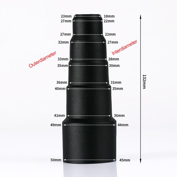 Adapter For Vacuum Cleaner Hose Adapter Shop Vac Hose Accessories 4-layer-5-layer Adaptor Connector 25mm 30mm 34mm 42mm 50mm