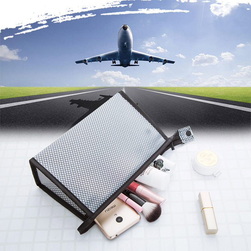 A583-AAA Small Fresh Lily Flower Cosmetic Bag - Portable Travel Skin Care Storage