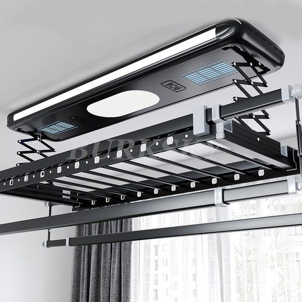 Intelligent Remote Control Electric Clothes Hanger Household Lifting Clothes Dryer Balcony Four Pole Telescopic Clothes Dryer