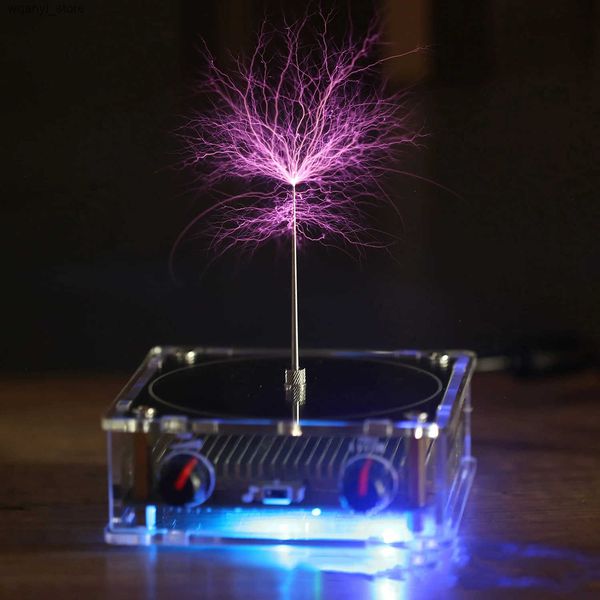 Electronics Robots New music Tesla coil artificial lightning desktop toy electric wireless transmission model scientific experimental tool L
